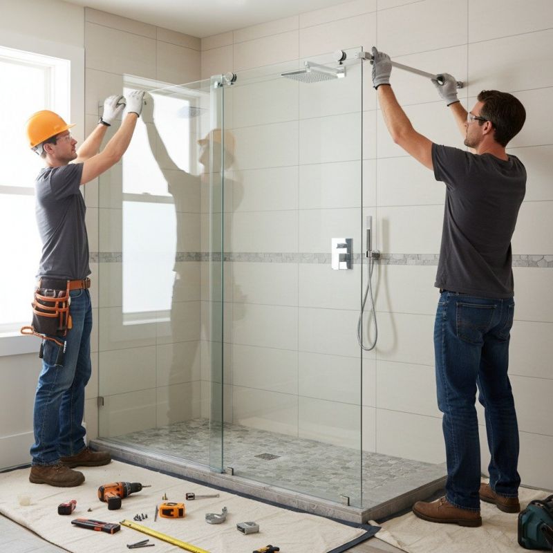 Glass Shower Installation