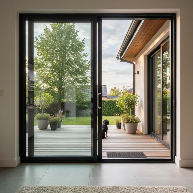 Wood Patio Doors Installation